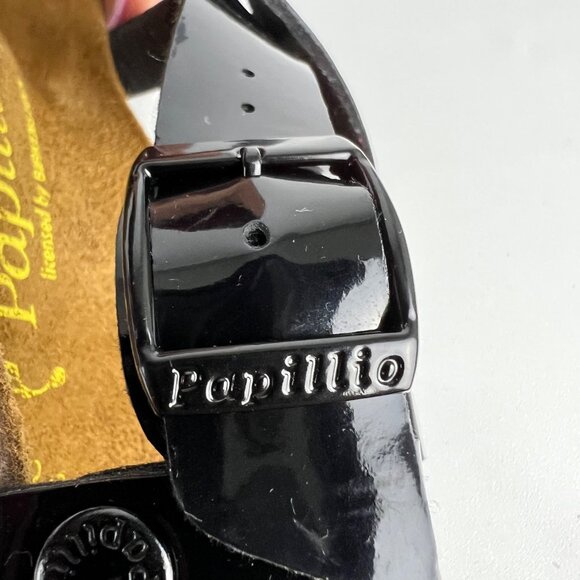 Birkenstock Papillio Womens Mykonos Cross Strap Sandals Black Pink size 36 US 5 - Picture 12 of 15